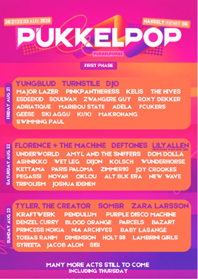 Pukkelpop 2026